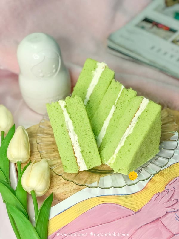 Pandan-chiffon